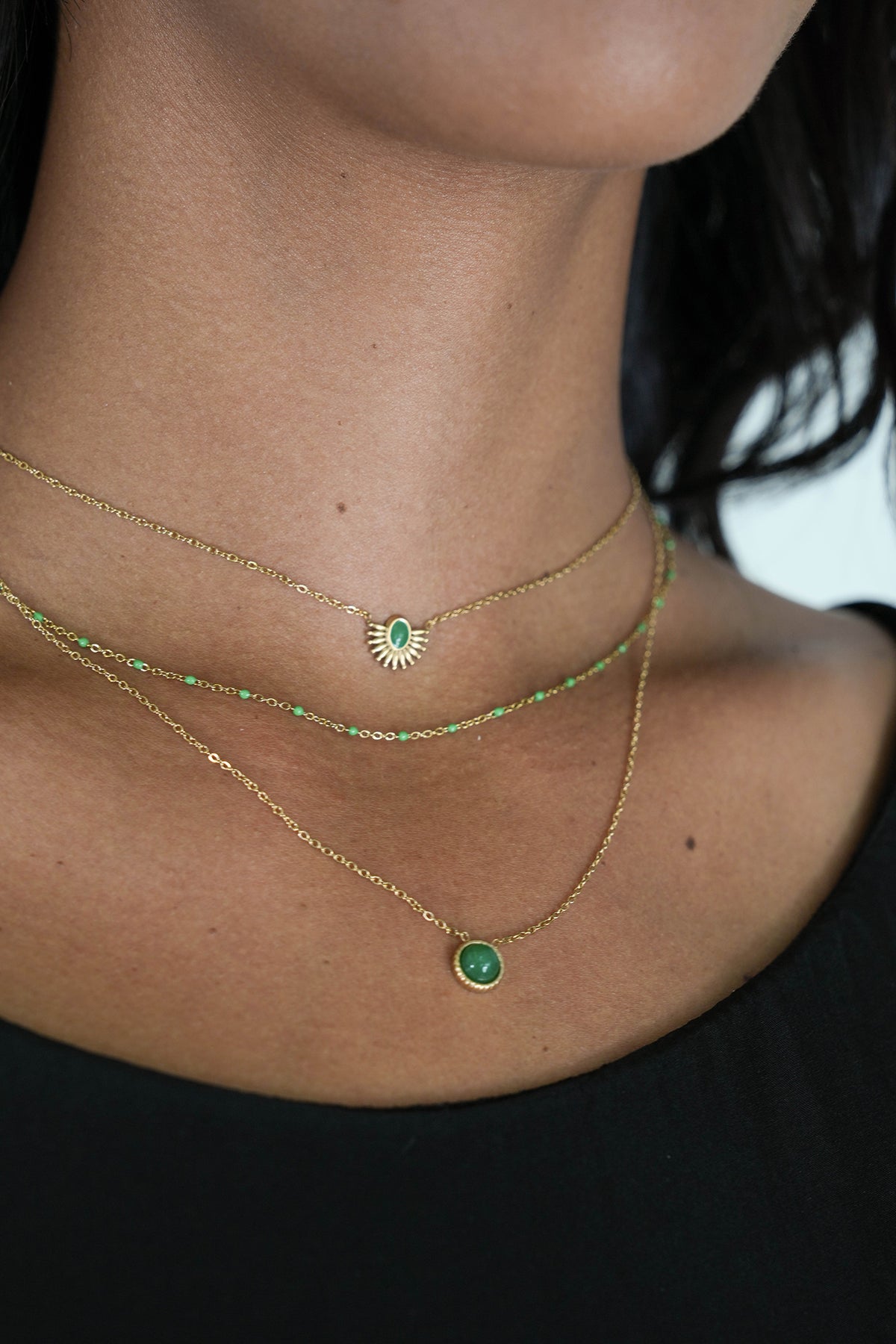 Teal Dominique Necklace