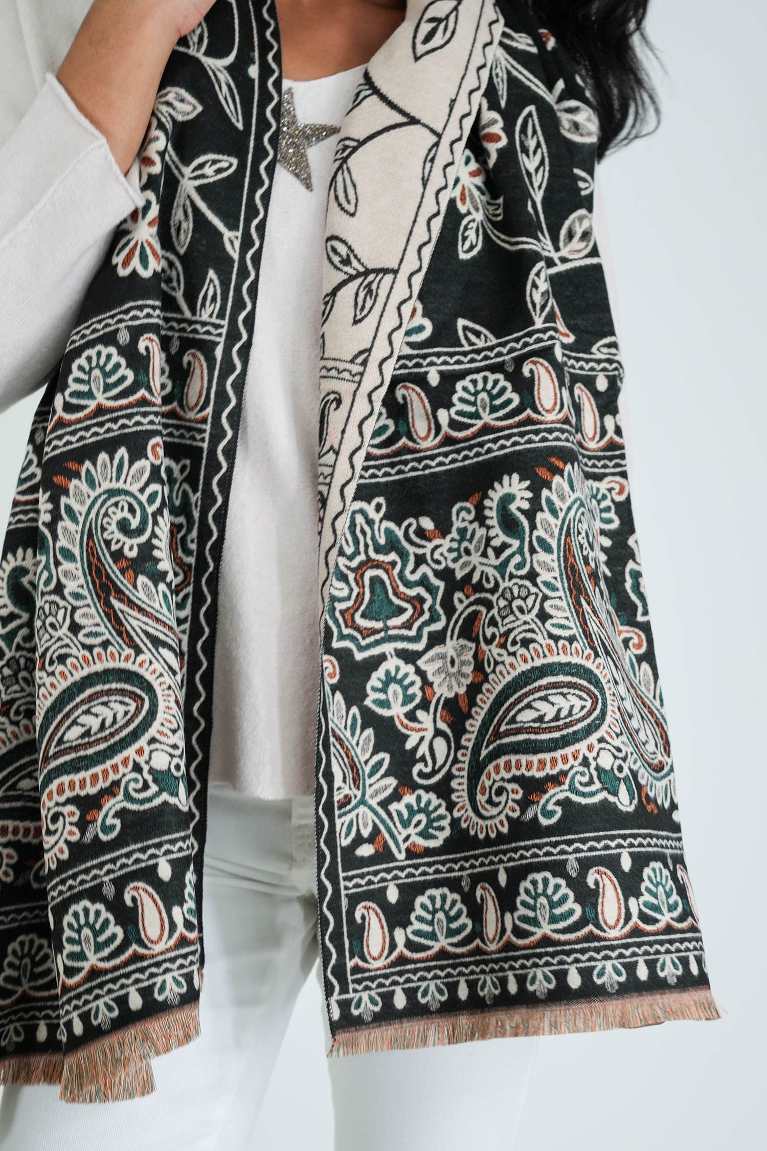 Black Savannah Scarf