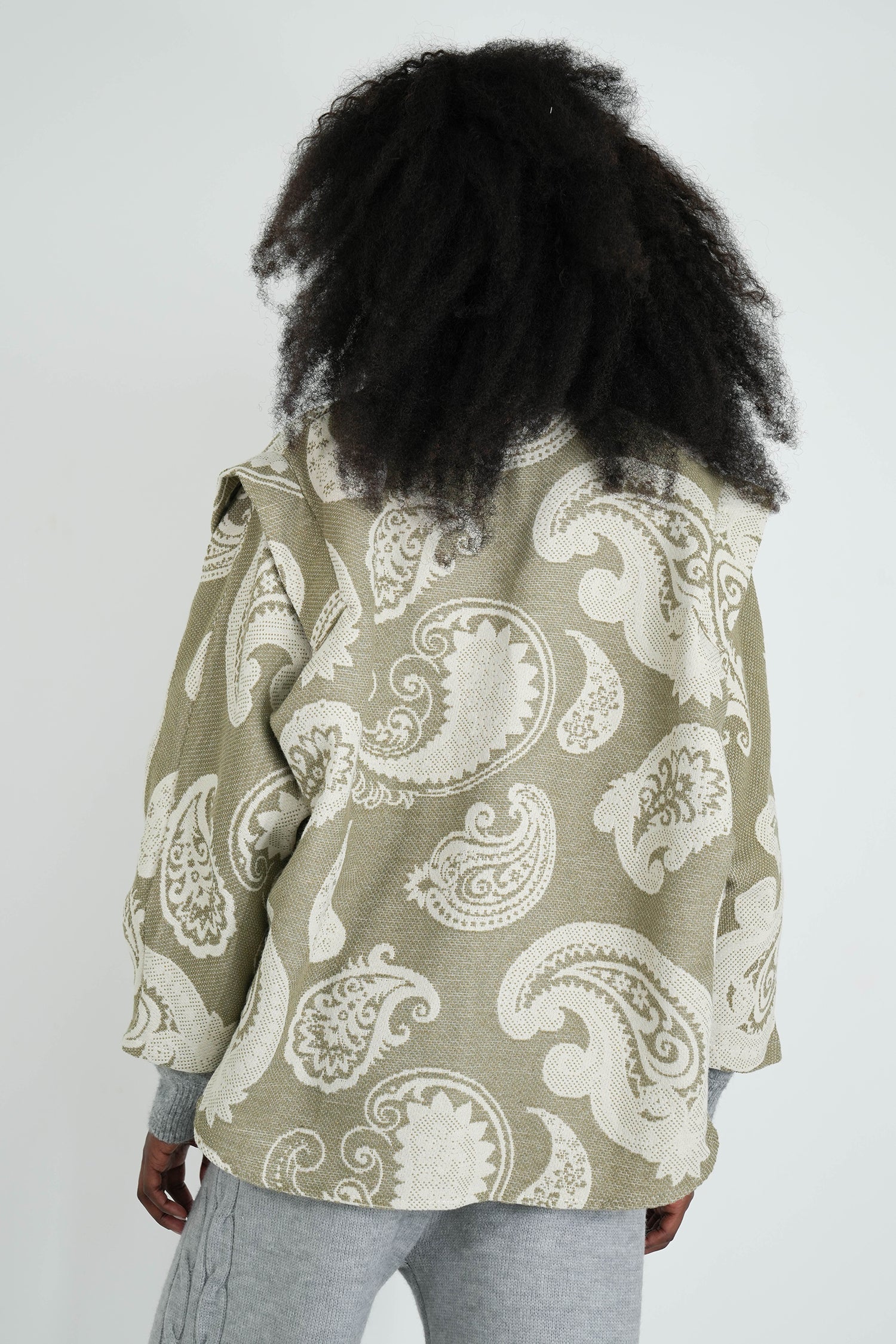 Olive Paisley Autumn Jacket