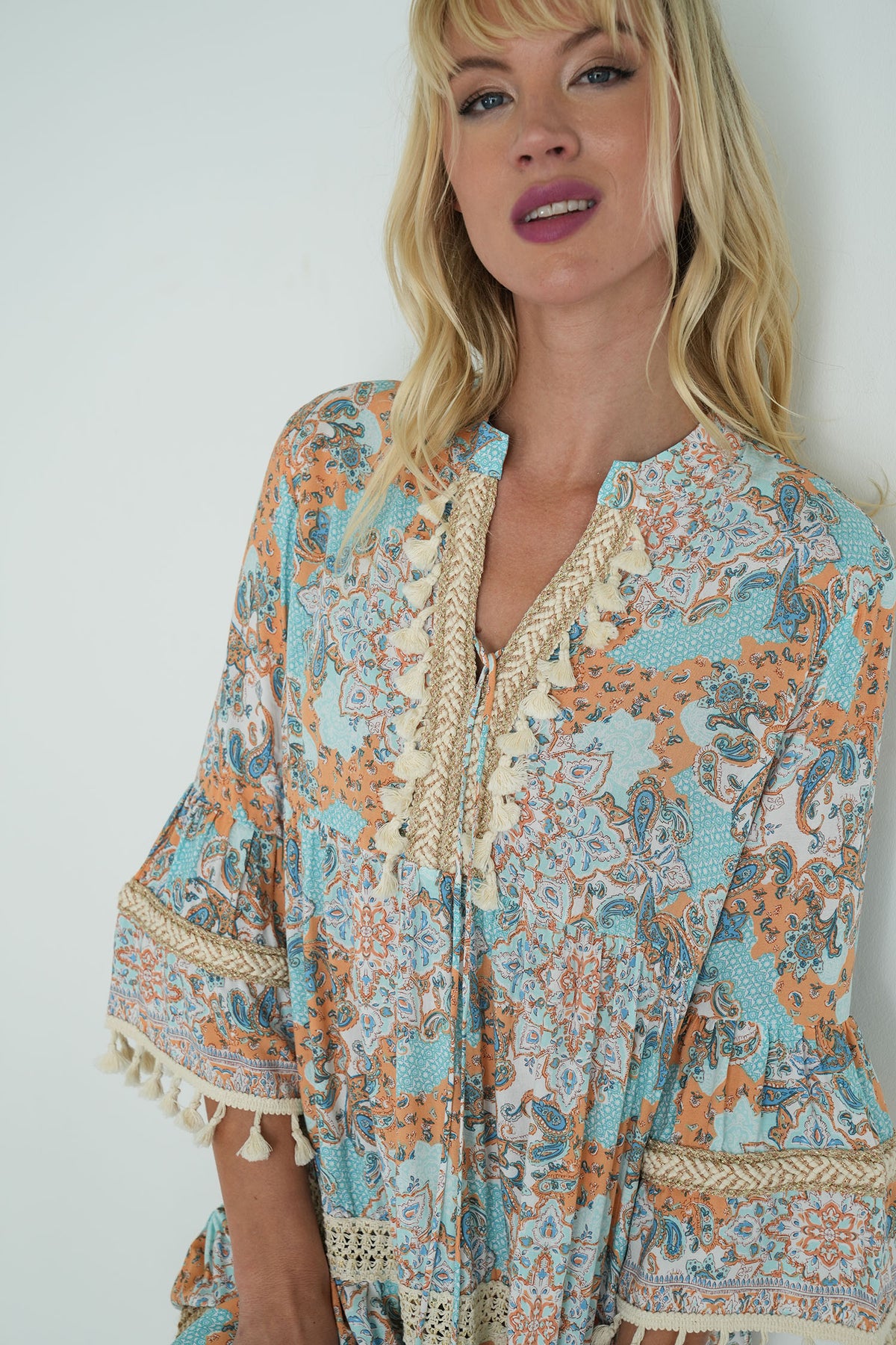 Pastel Blue Heather Dress