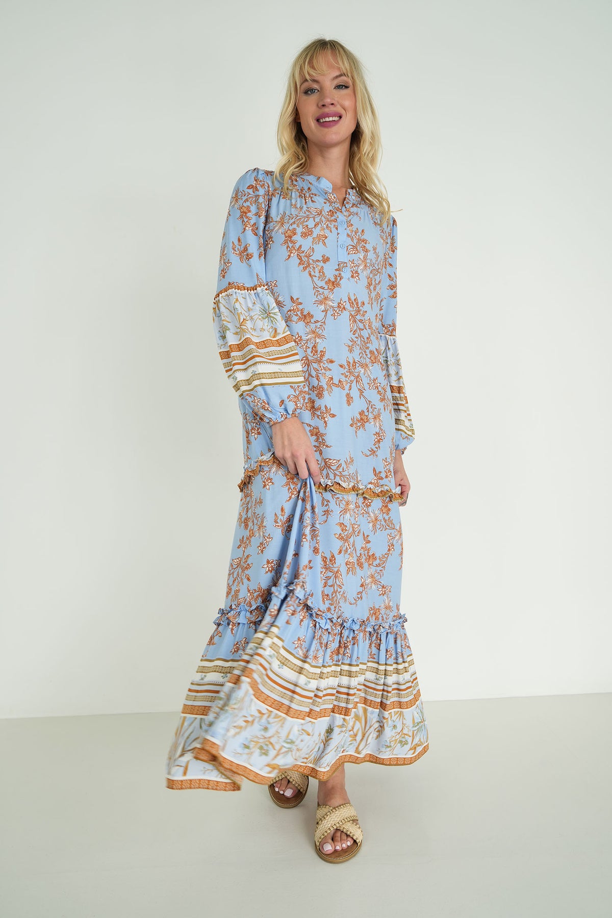 Blue Leaf Lexi Dress