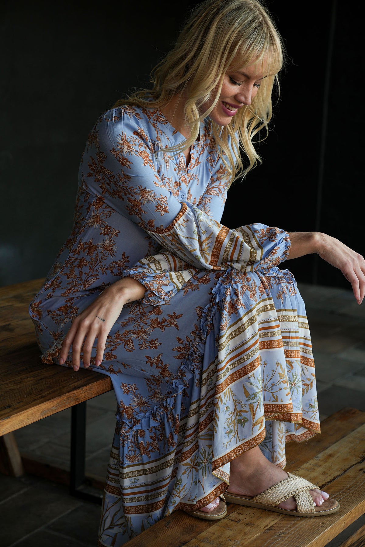 Blue Leaf Lexi Dress