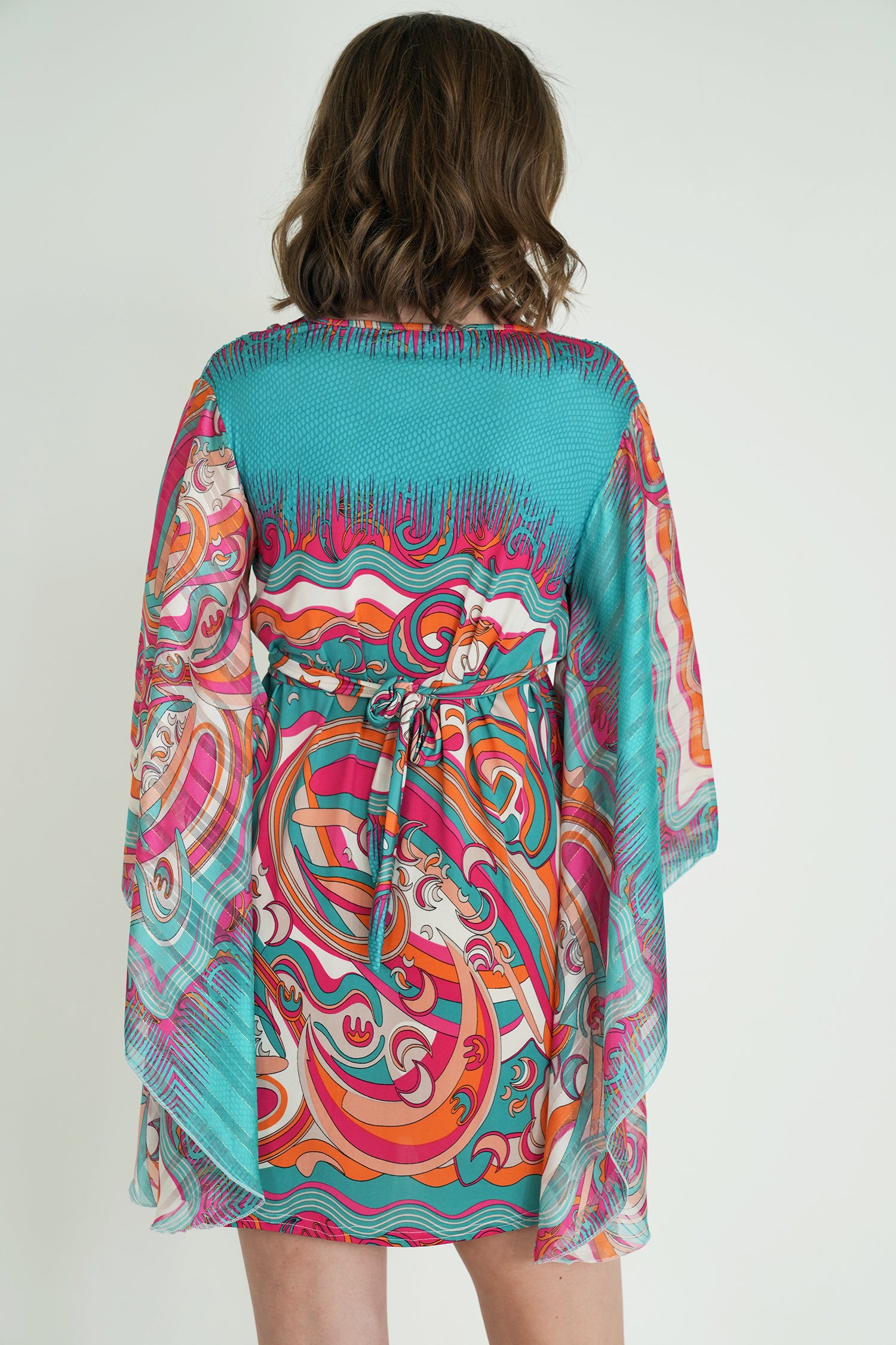 Turquoise Anastasia Butterfly Dress