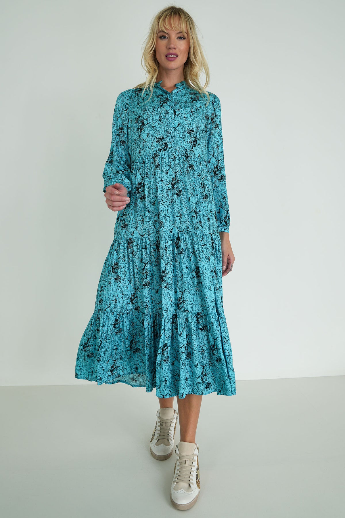 Turquoise Savannah Maxi Dress