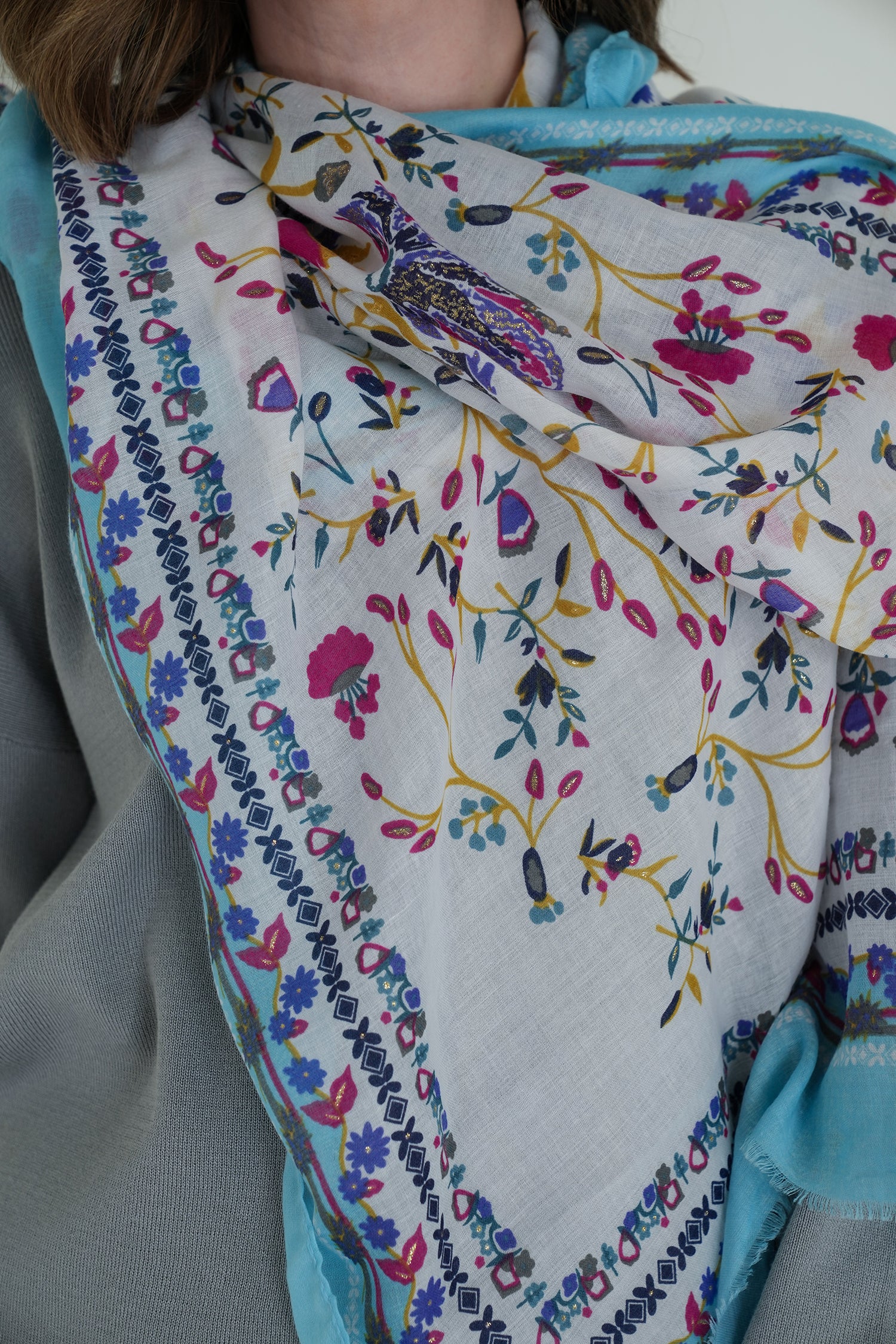 Blue Viv Scarf