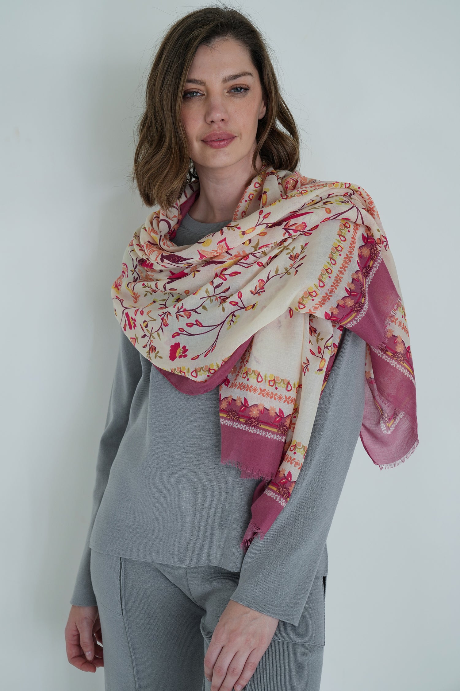 Pink Viv Scarf