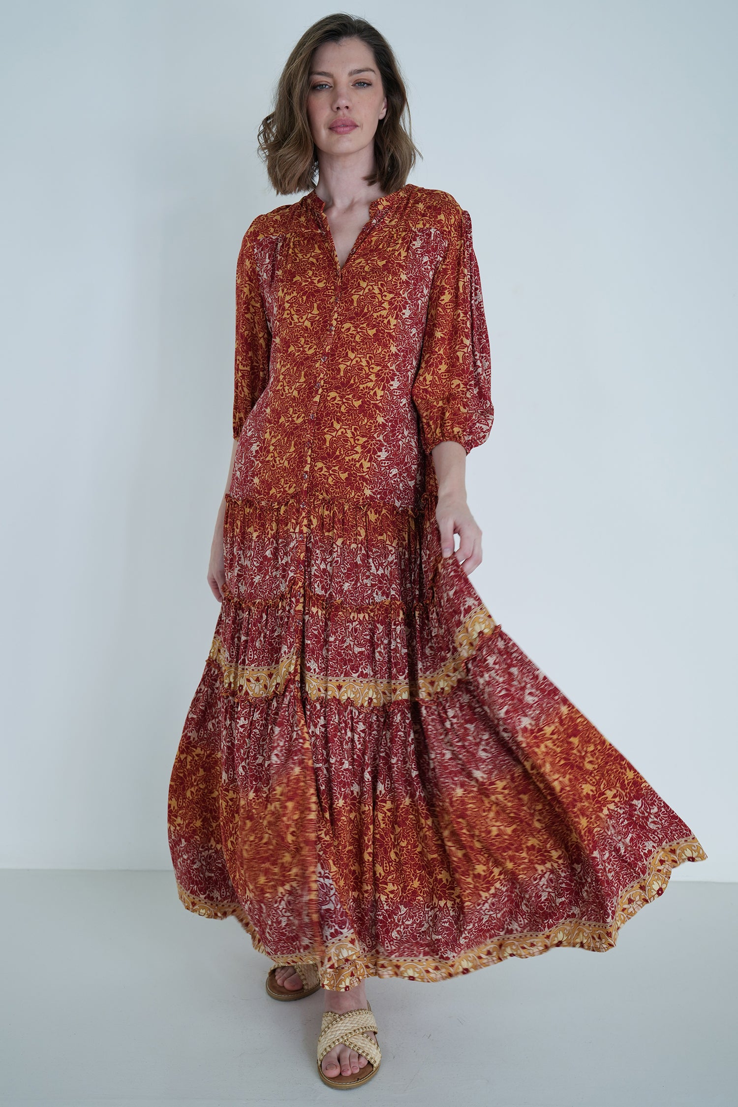 Burgundy Lexi Dress