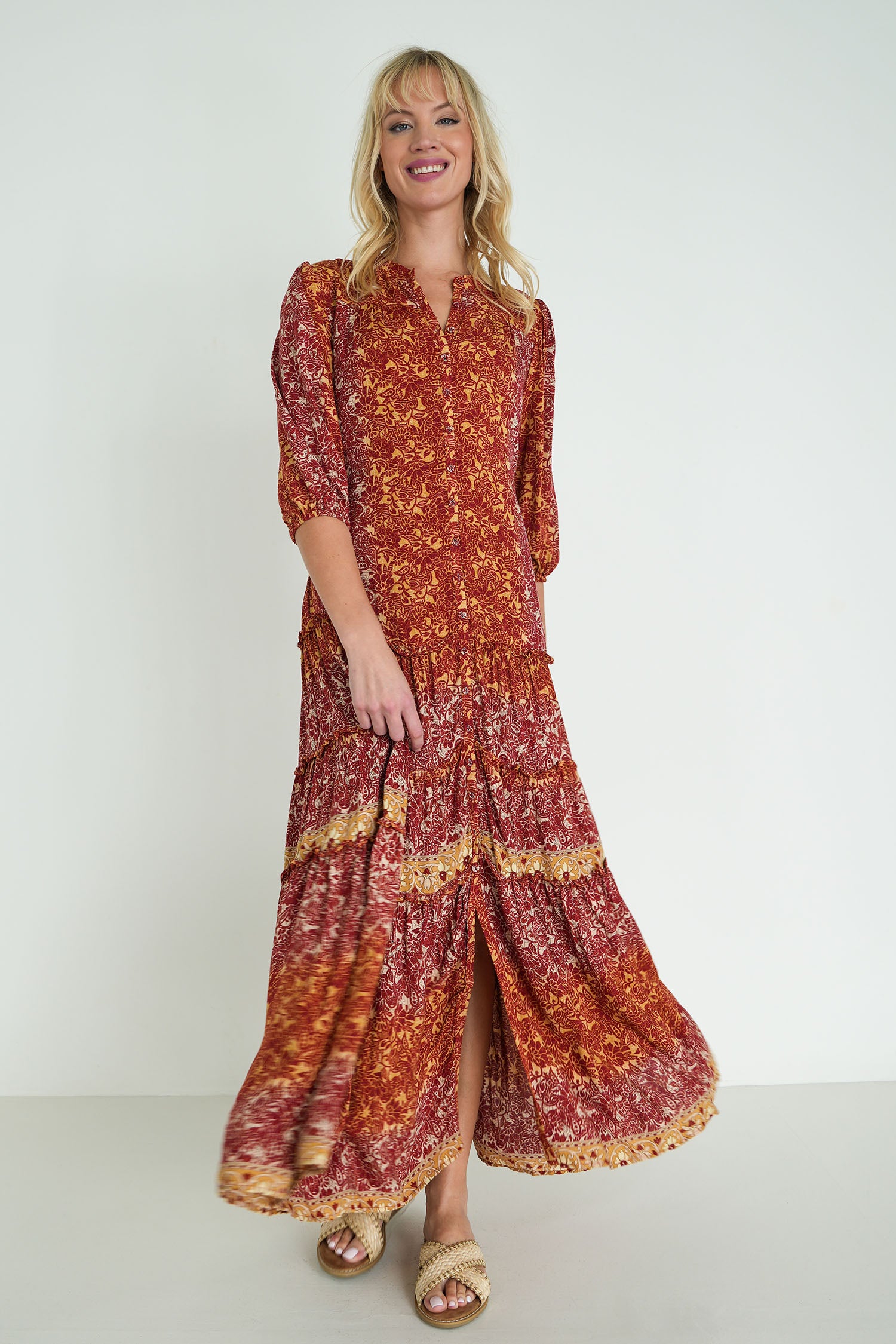 Burgundy Lexi Dress