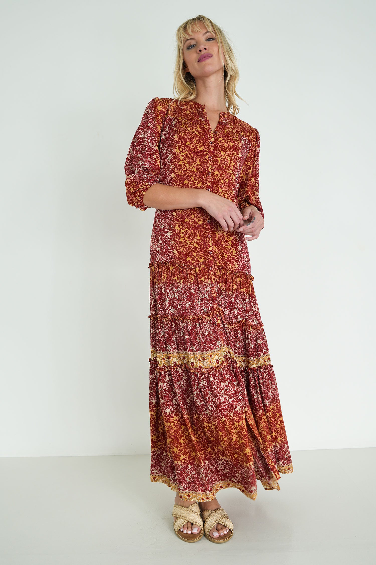 Burgundy Lexi Dress