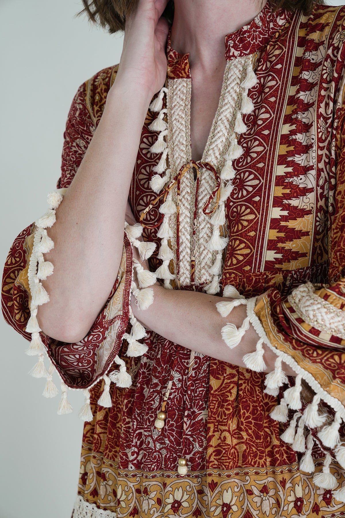 Burgundy Heather Dress