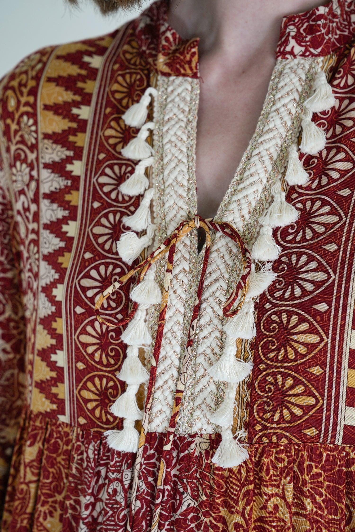 Burgundy Heather Dress