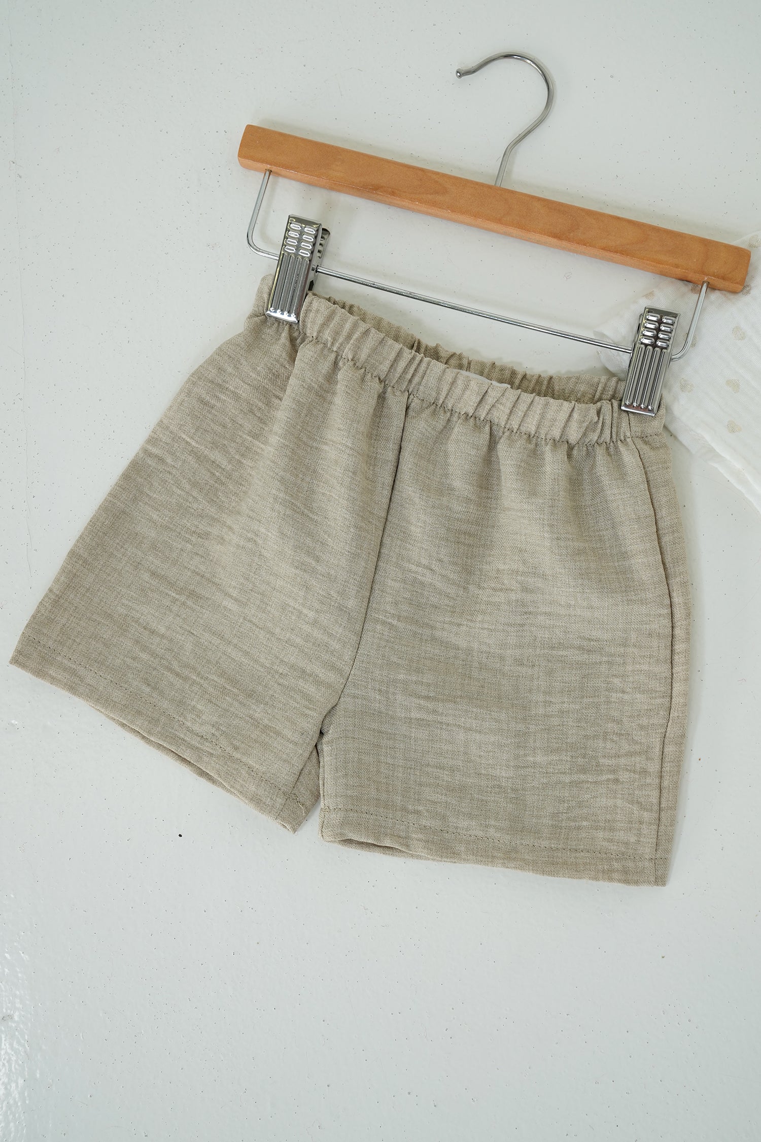 Beige Noa Shorts Set