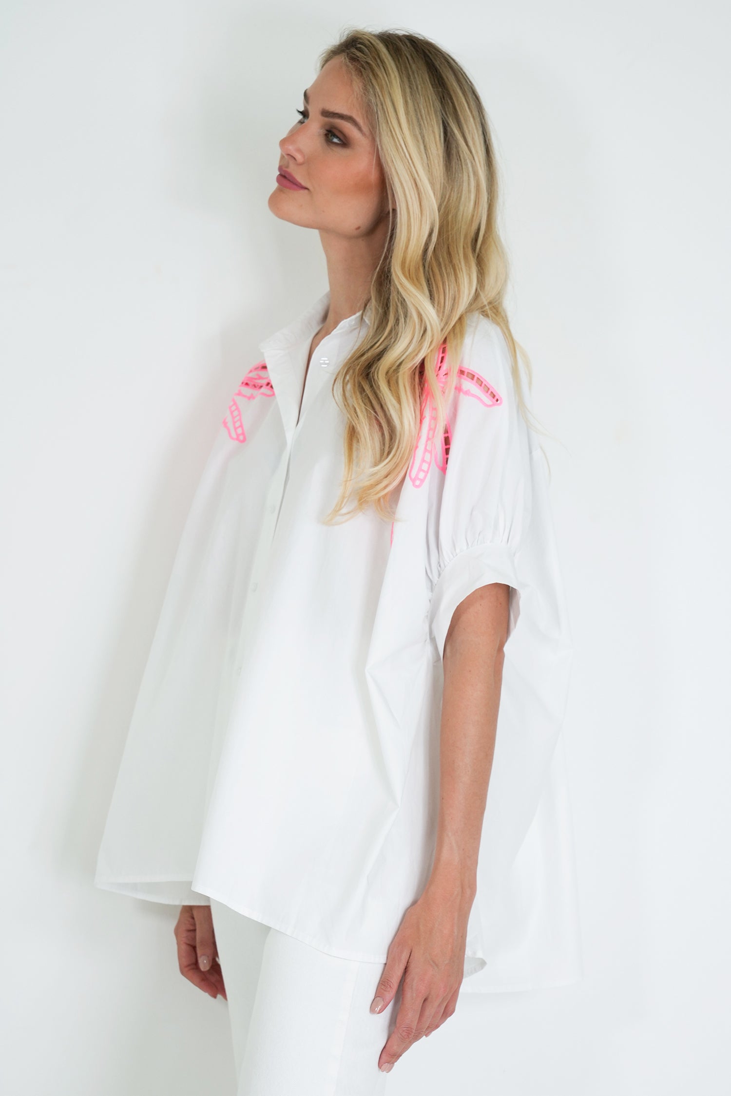 White Riviera Long Shirt