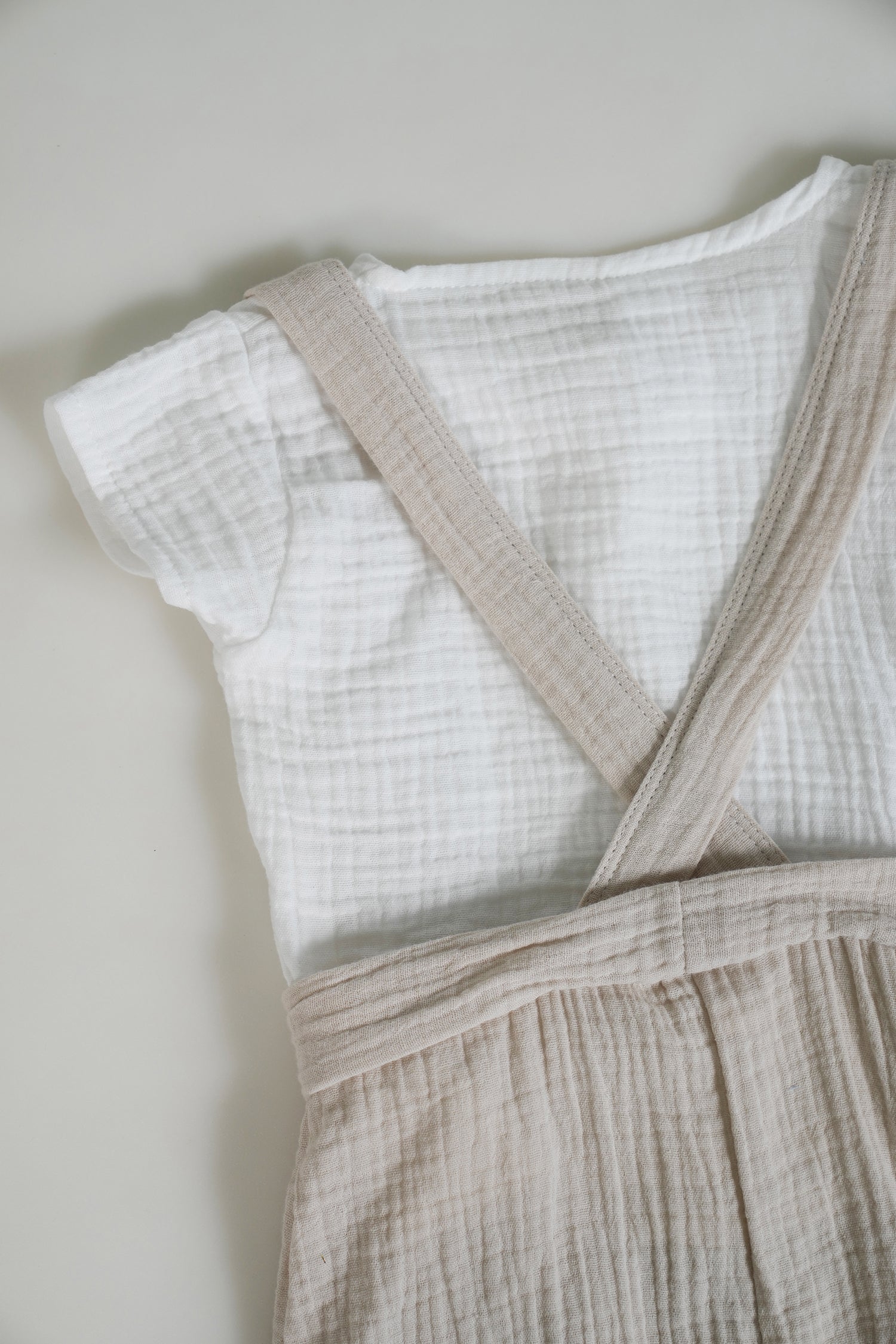 Beige Josh Suspender Set