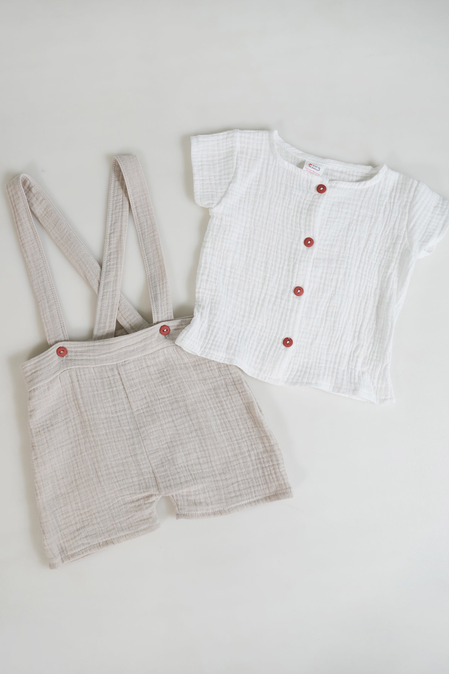 Beige Josh Suspender Set