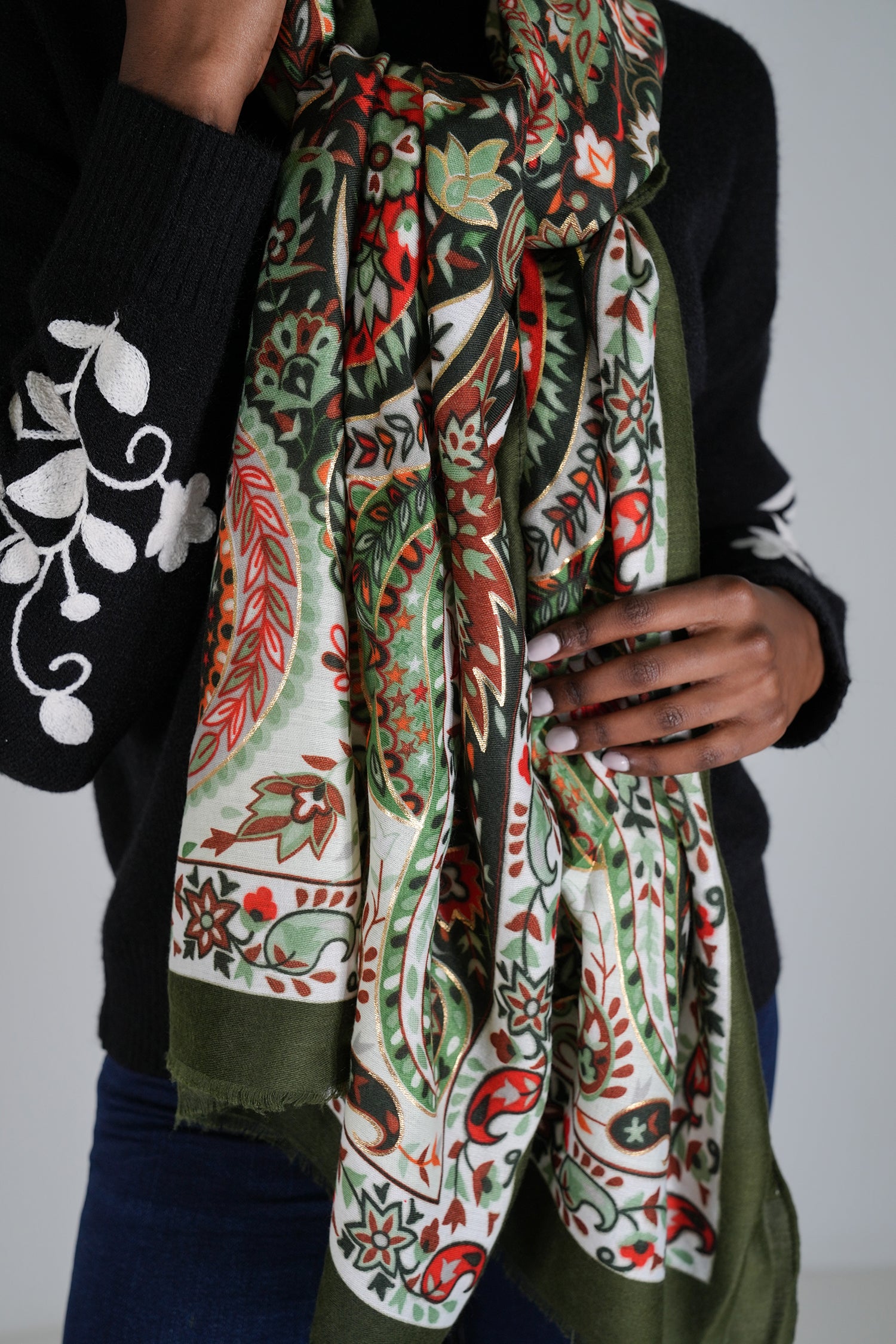 Khaki Stella Scarf