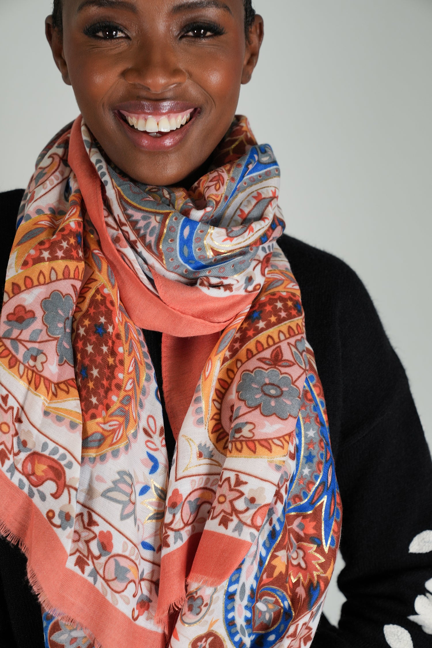 Coral Stella Scarf