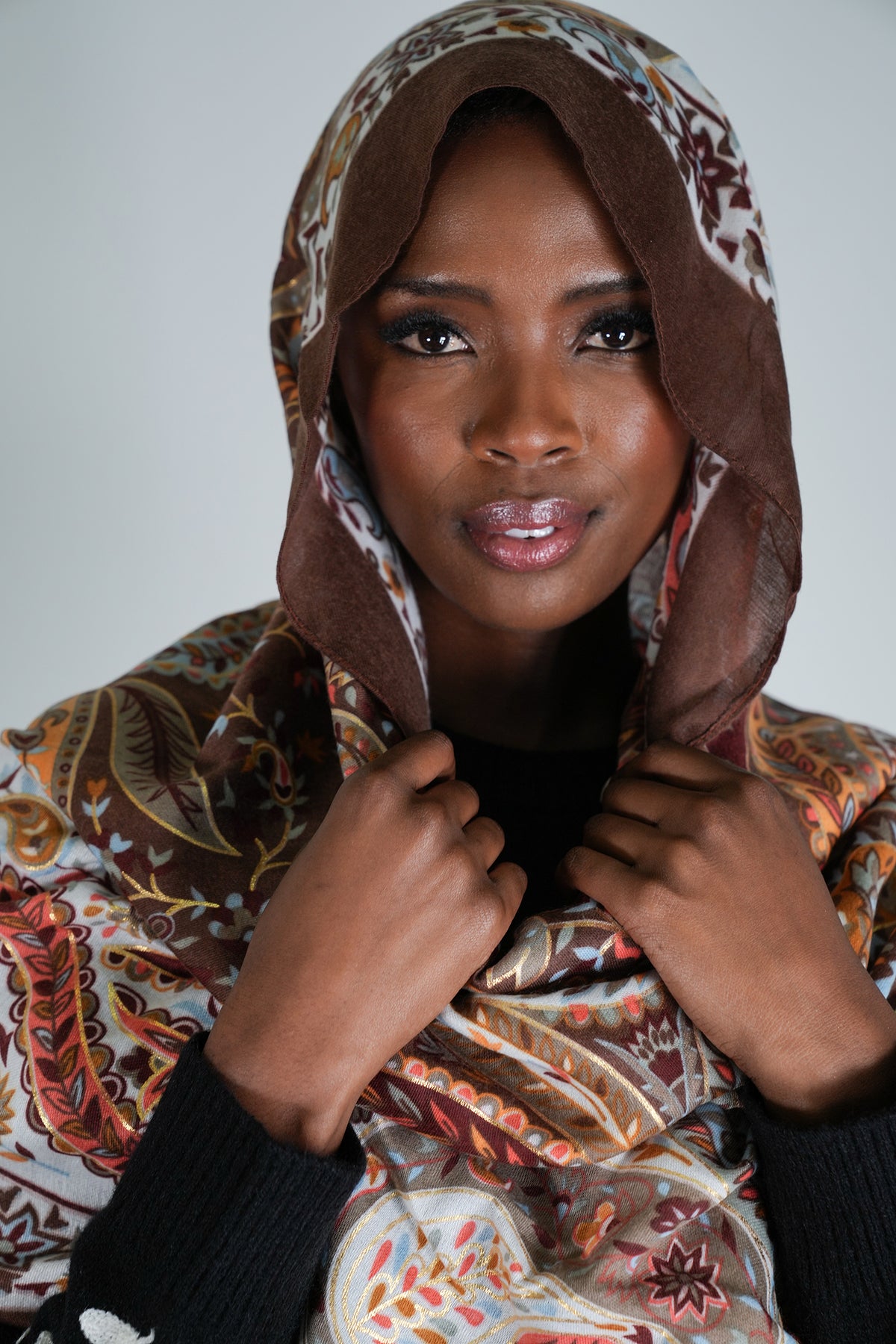 Chocolate Stella Scarf