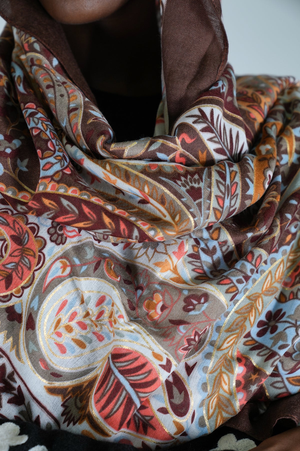 Chocolate Stella Scarf