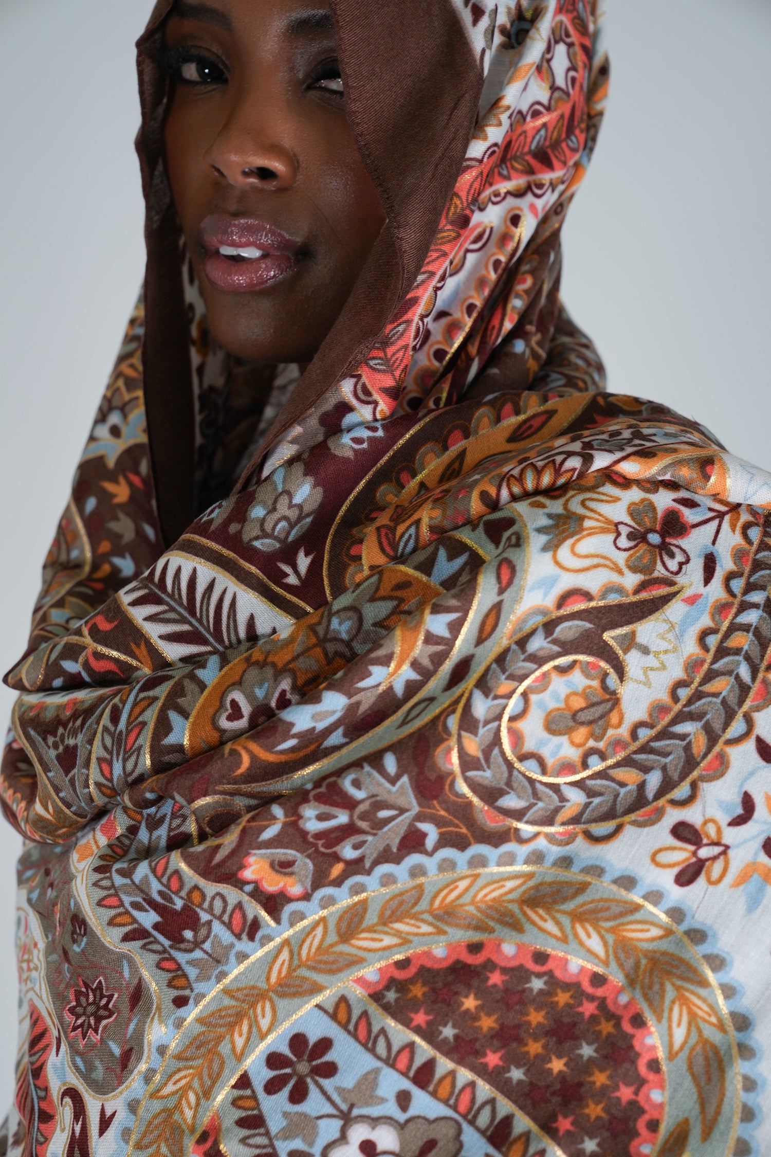Chocolate Stella Scarf