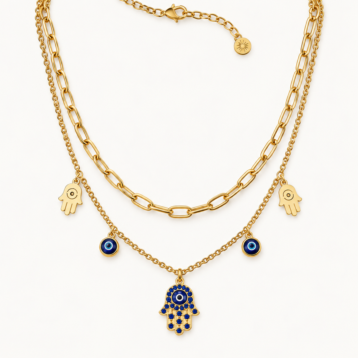 Hamsa Glow Necklace