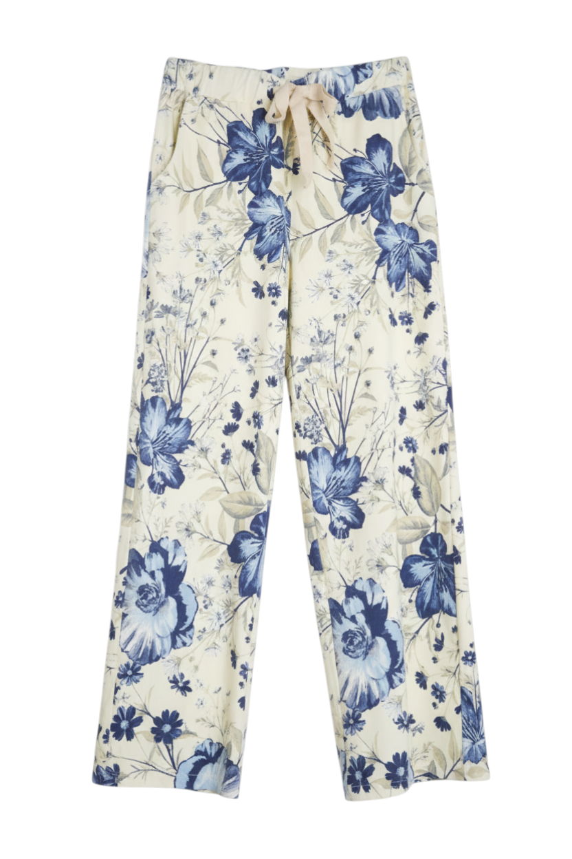 Yellow Floral Autumn Pant