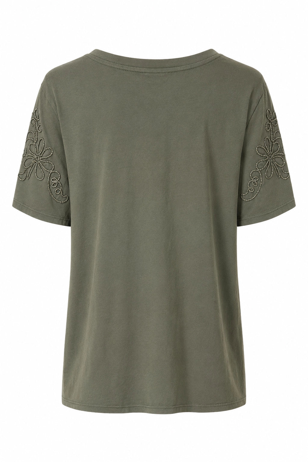khaki_Cotton_Embroidered_Sleeve_Tee_front_somethingpretty