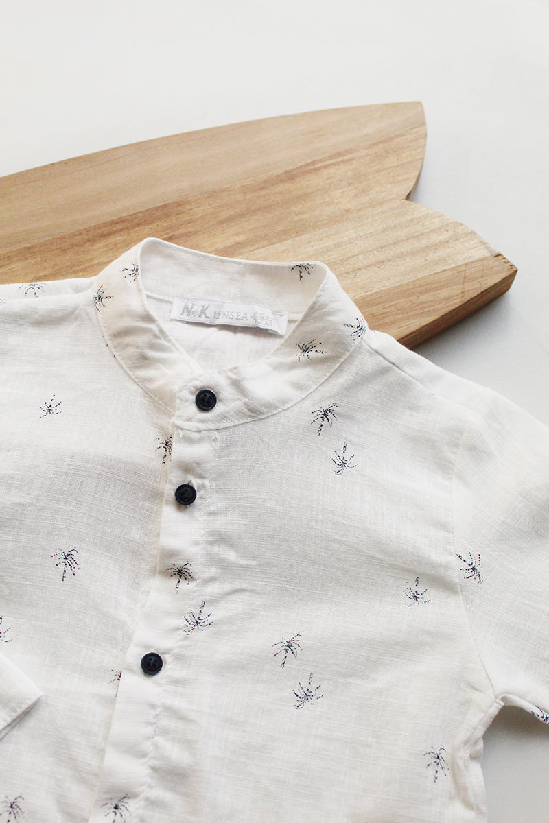 White Palmtree Shirt