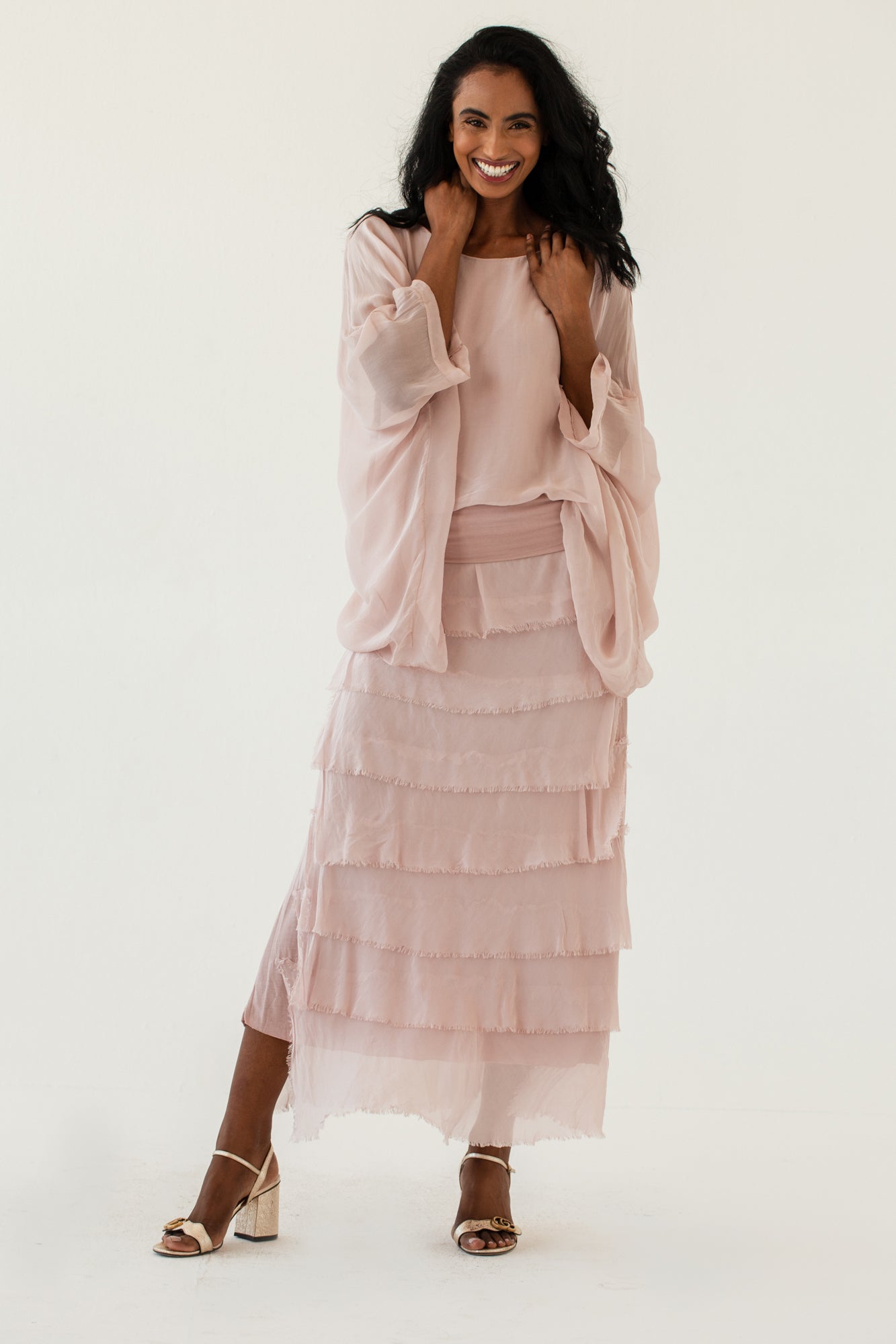 Silk Poncho