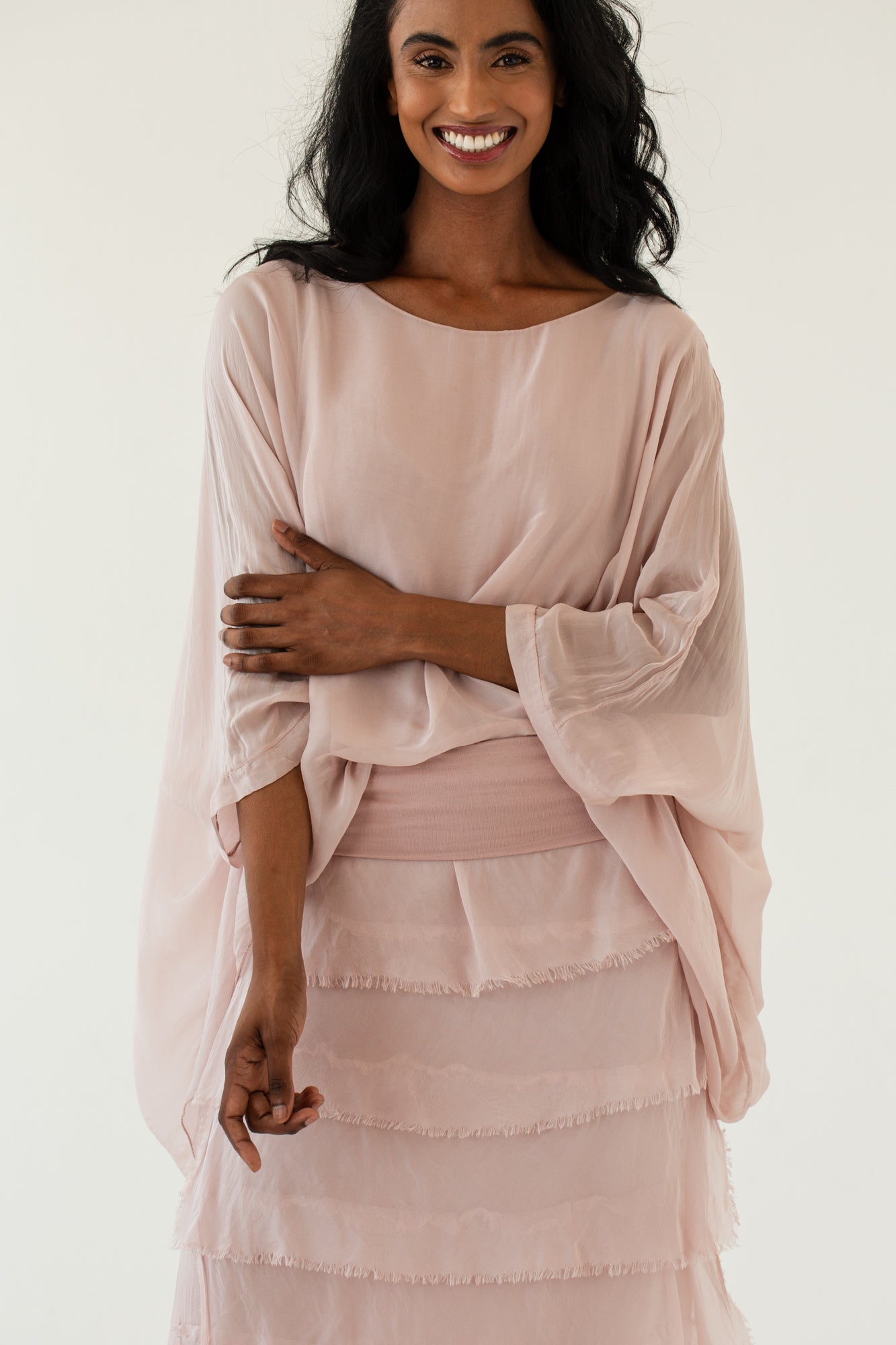 Silk Poncho