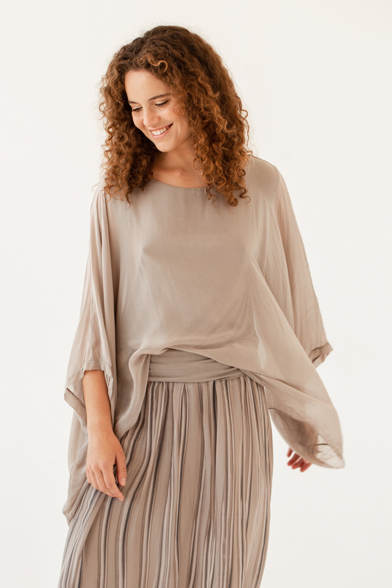 Silk Poncho