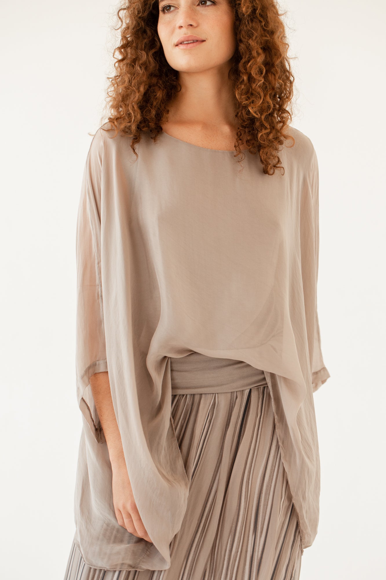Silk Poncho