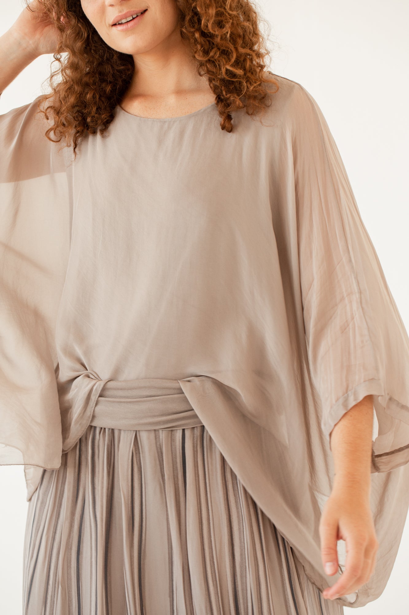 Silk Poncho