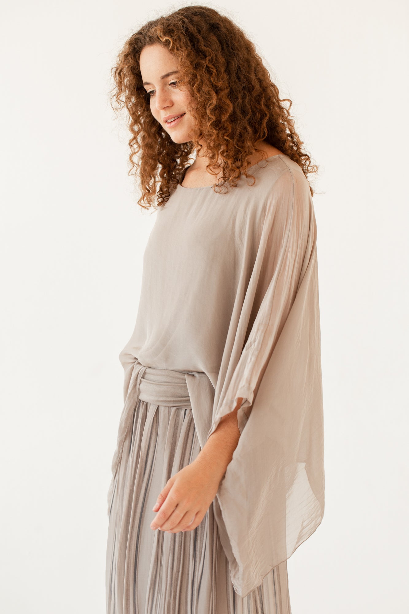 Silk Poncho
