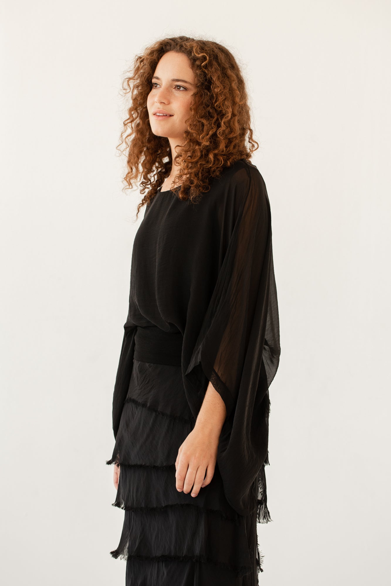 Silk Poncho