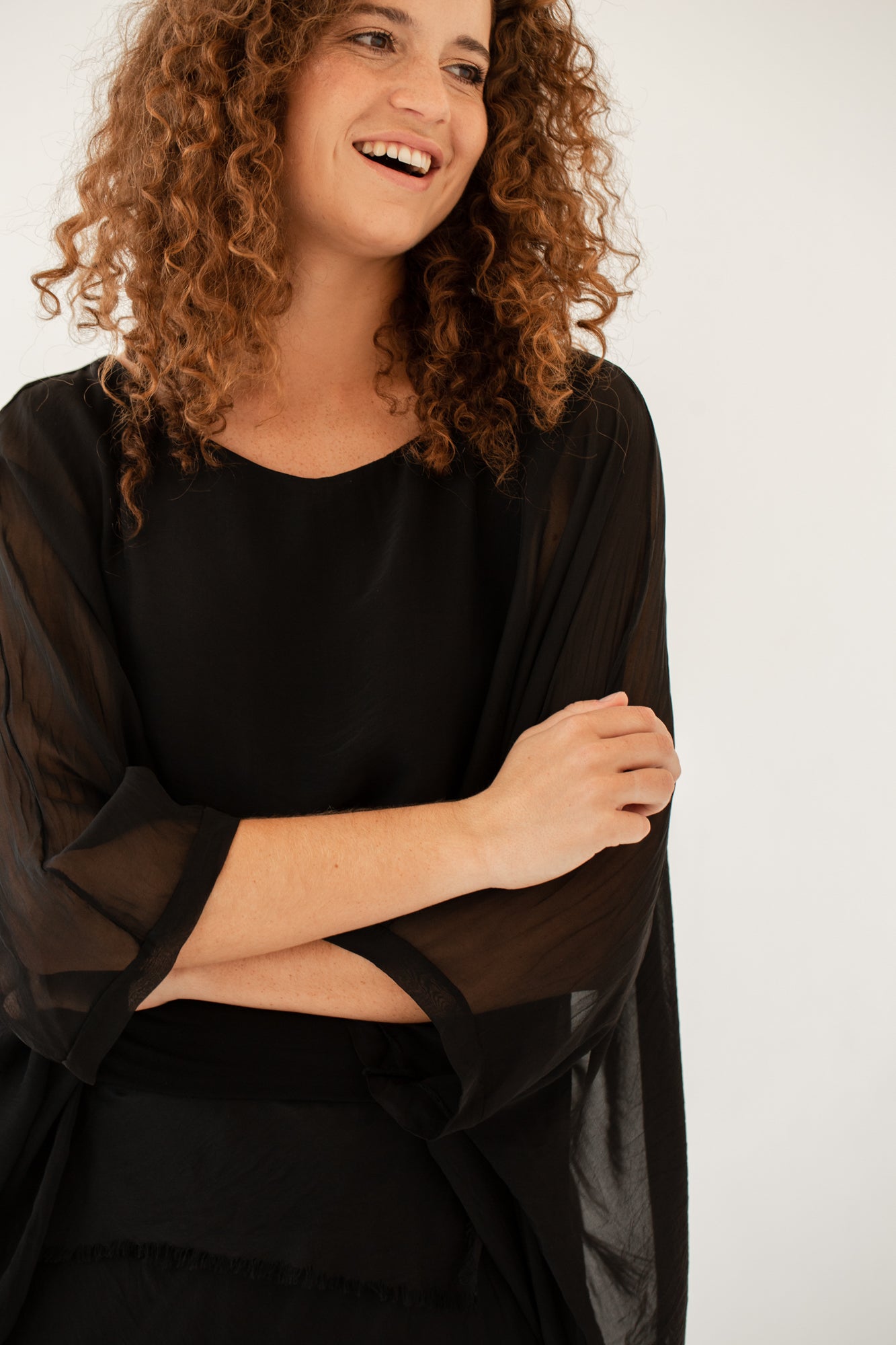 Silk Poncho