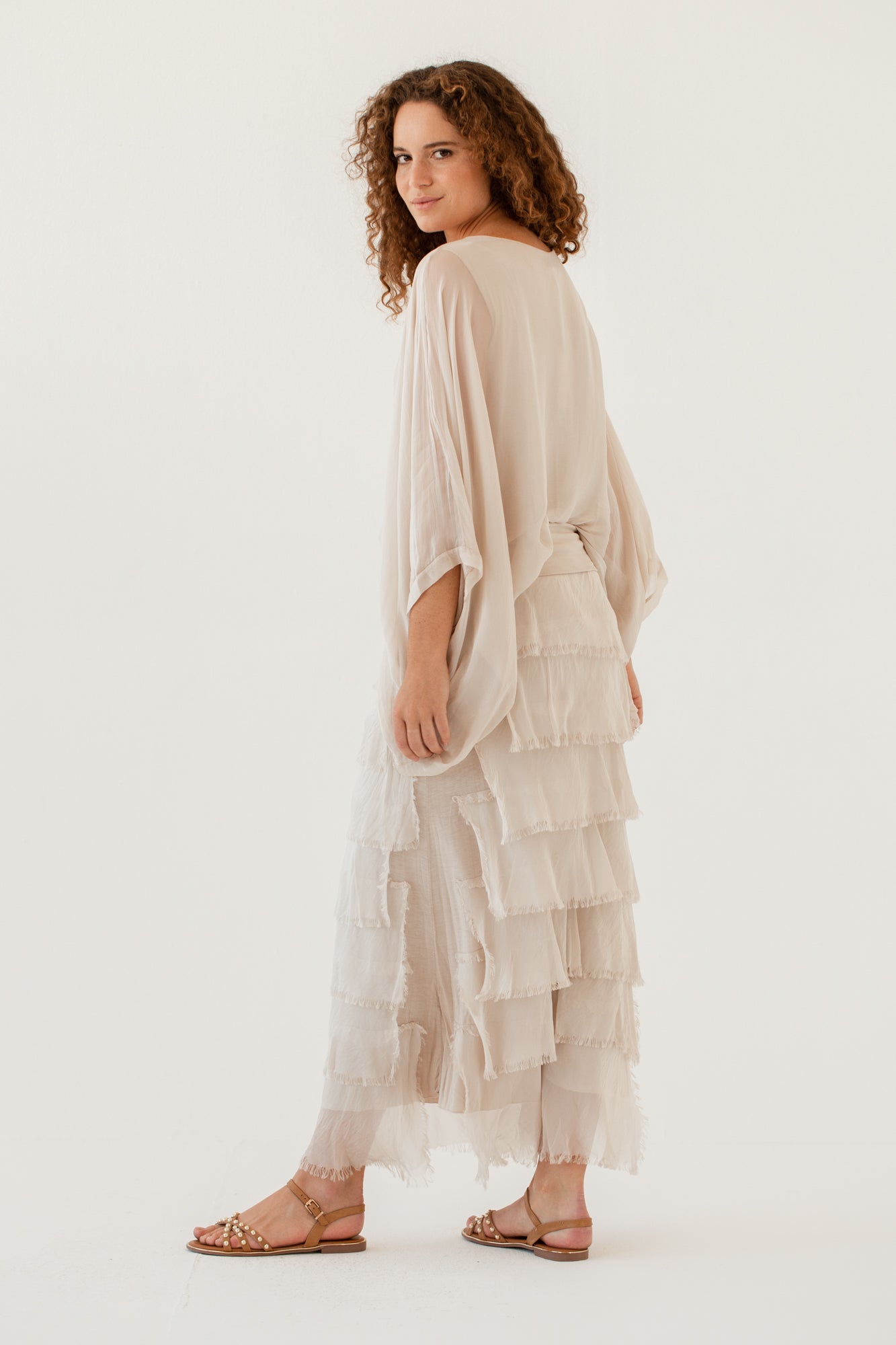 Silk Poncho