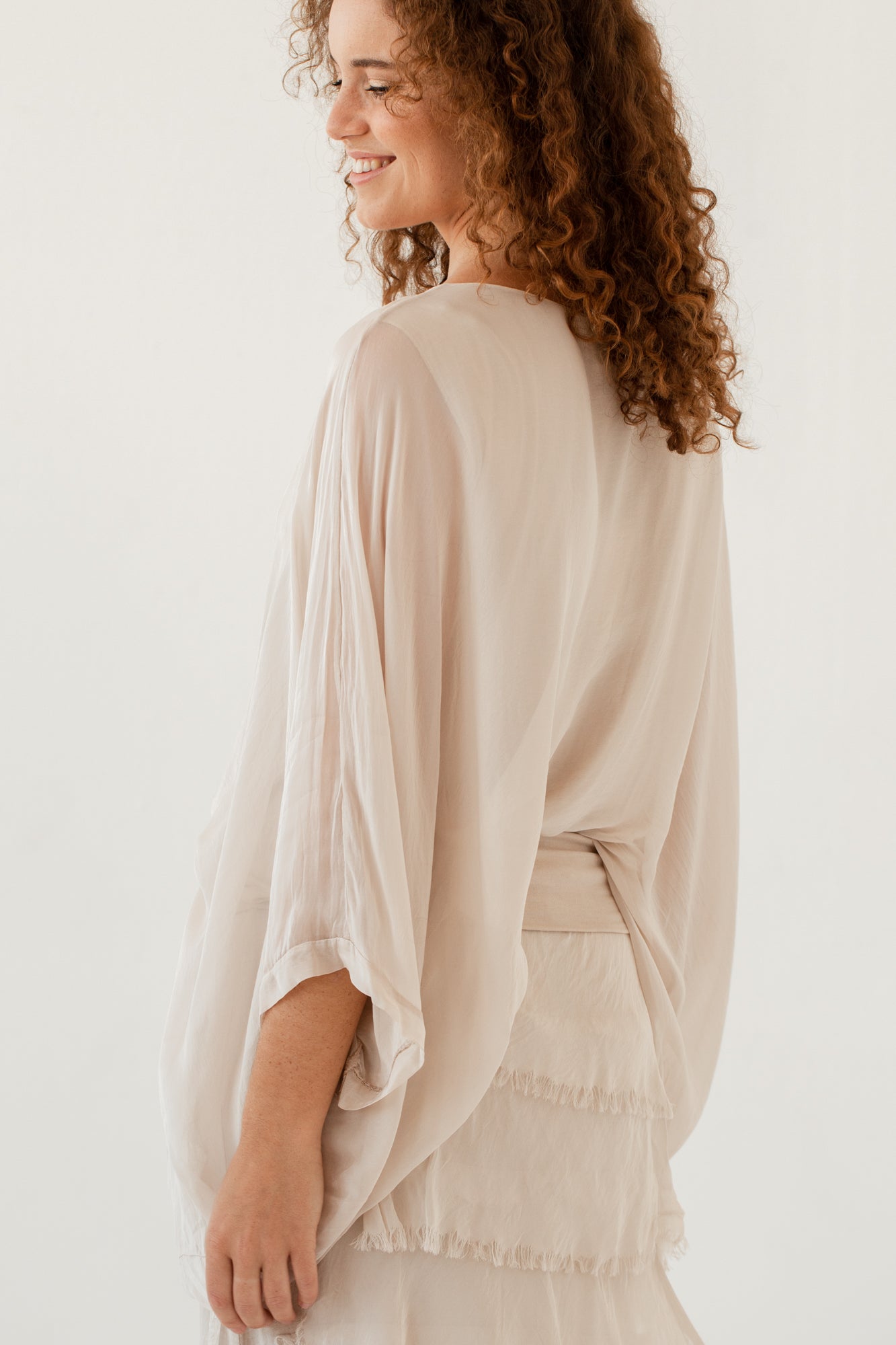 Silk Poncho