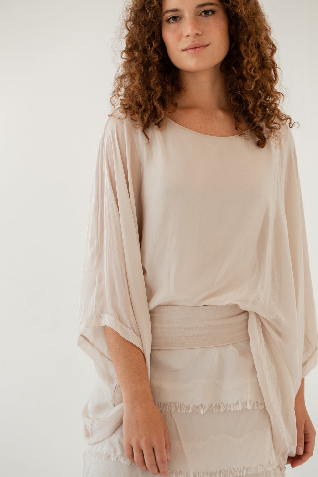 Silk Poncho