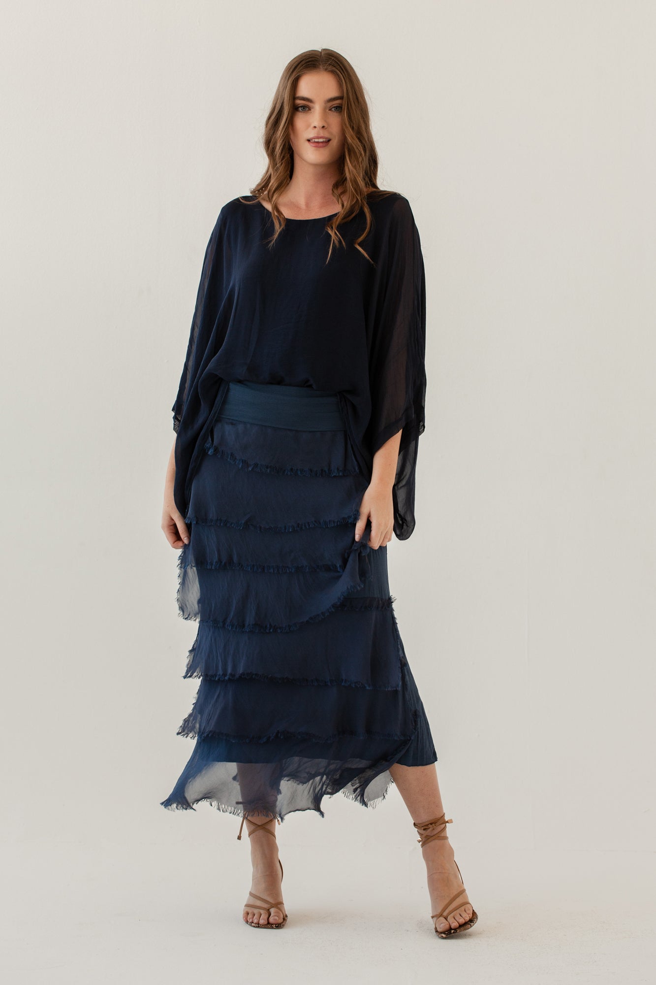 Silk Poncho
