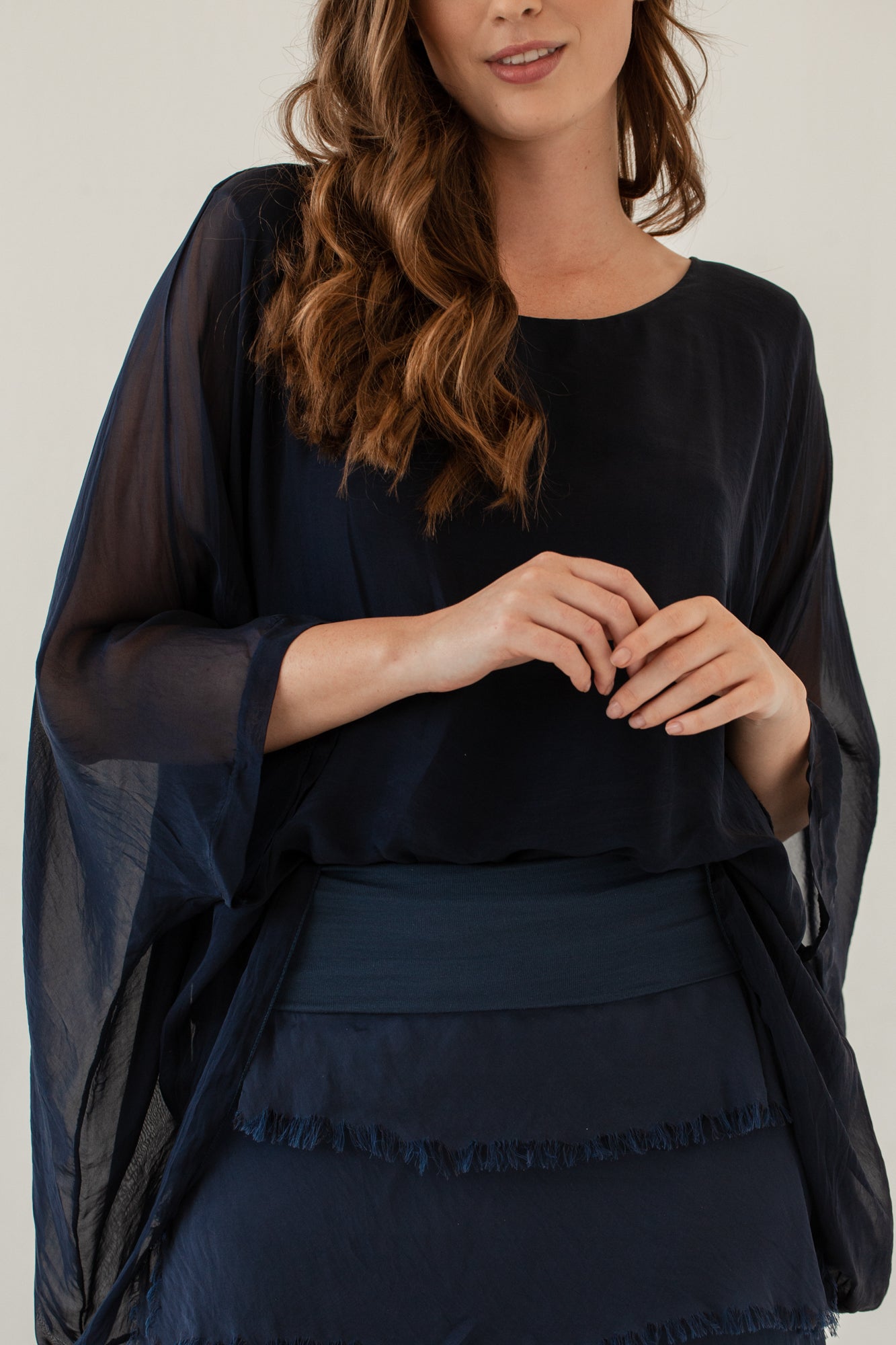 Silk Poncho