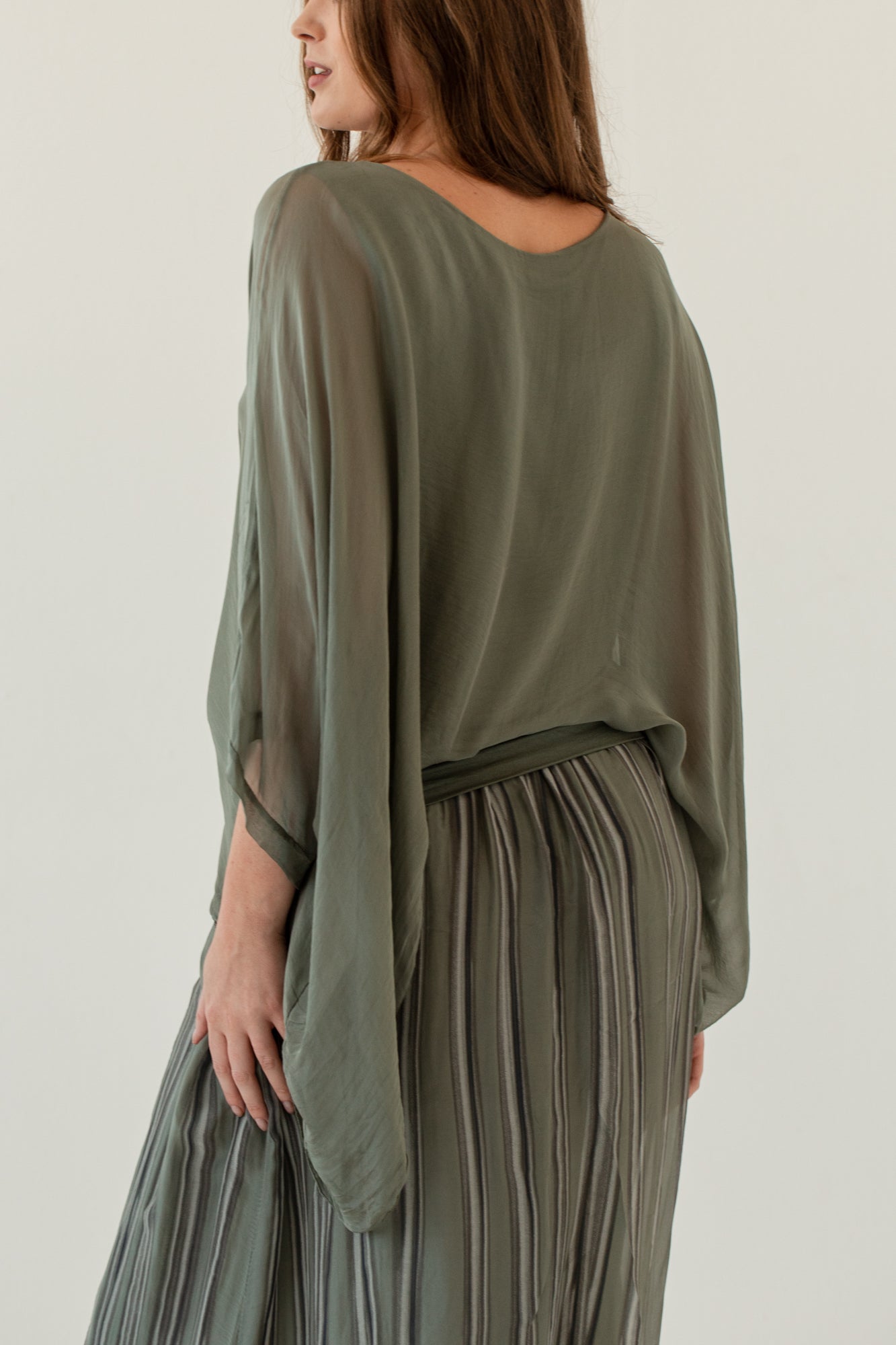 Silk Poncho