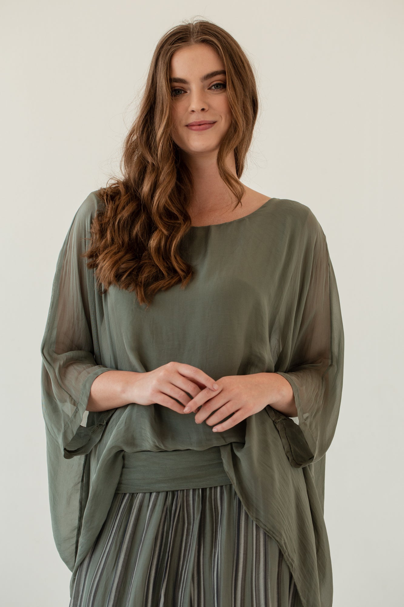 Silk Poncho