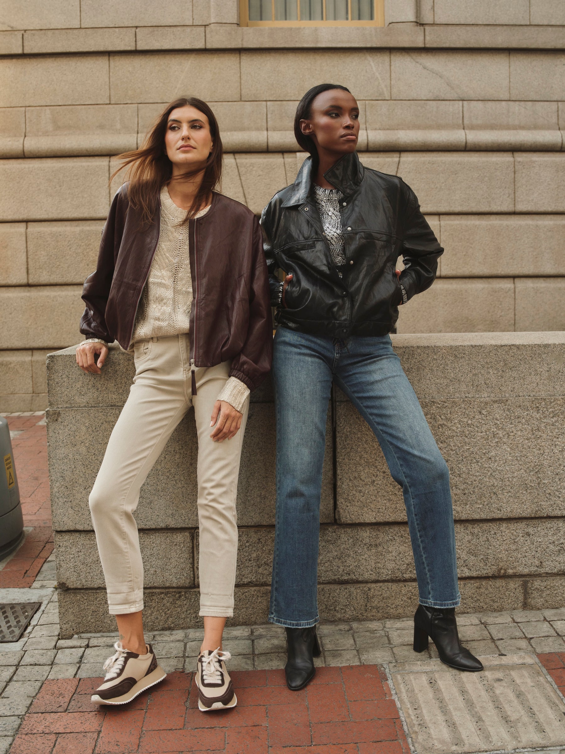 Burgundy Pleather Jacket