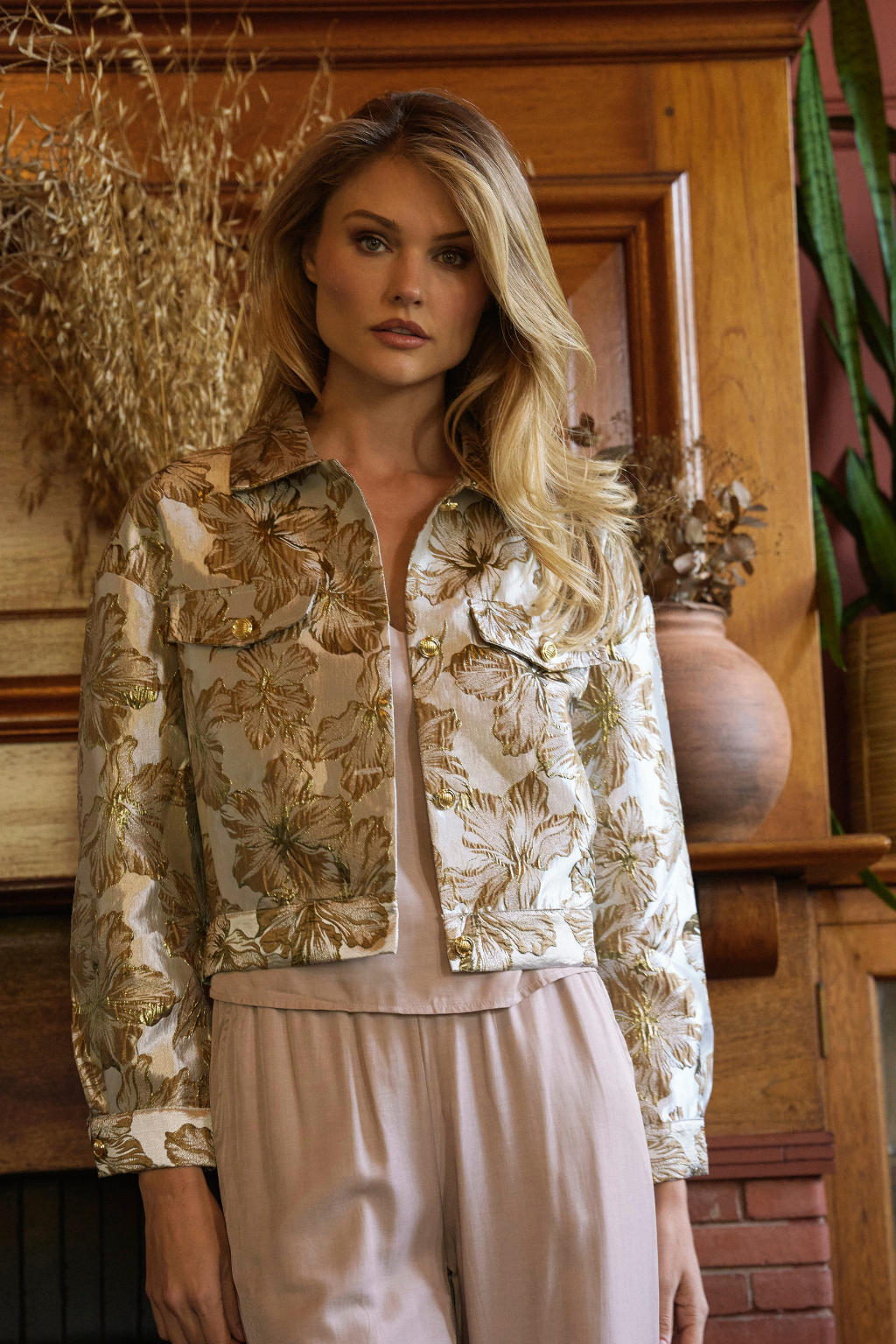 Metallic Formal Jacket