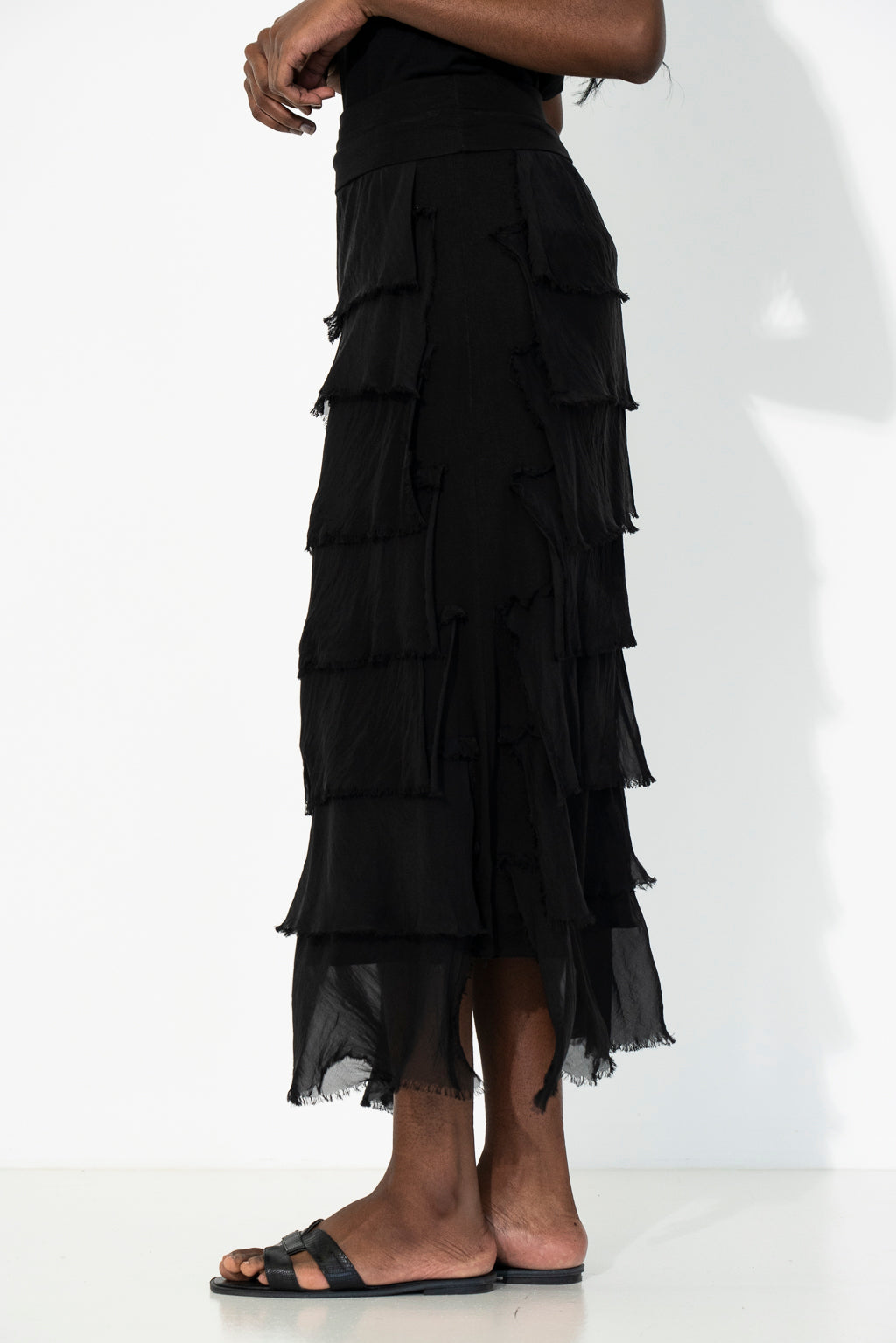 Silk Tier Skirt