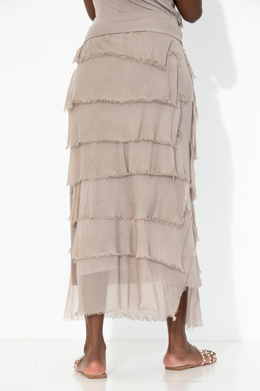 Silk Tier Skirt