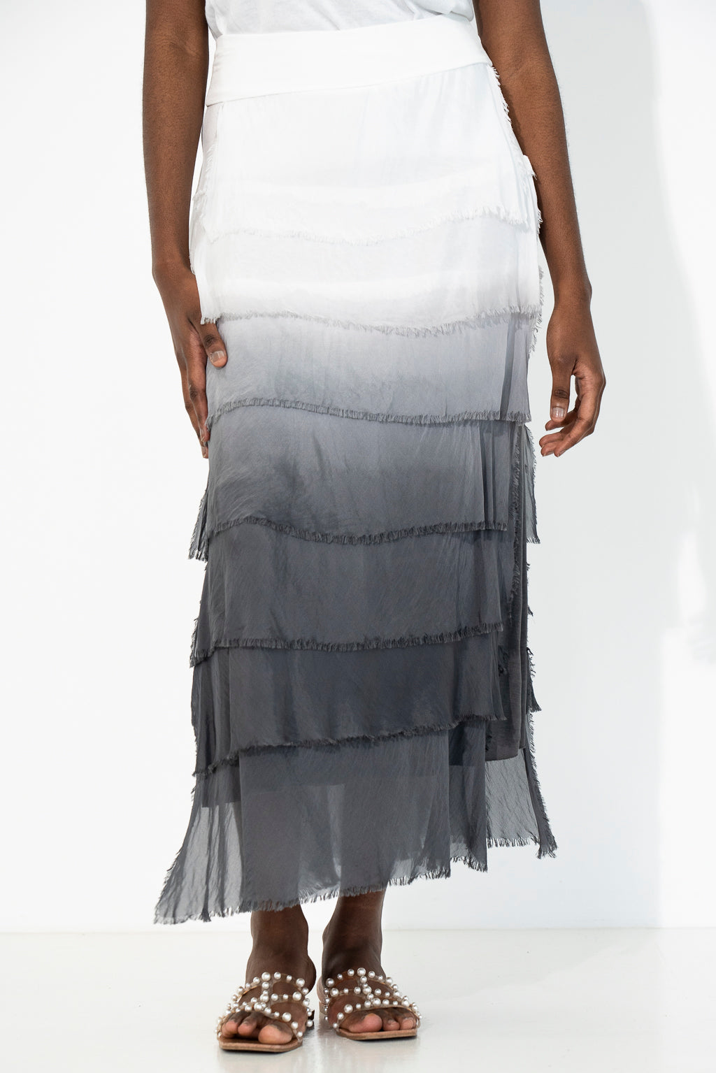 Silk Tier Skirt