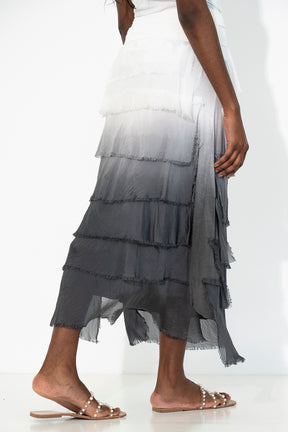 Silk Tier Skirt