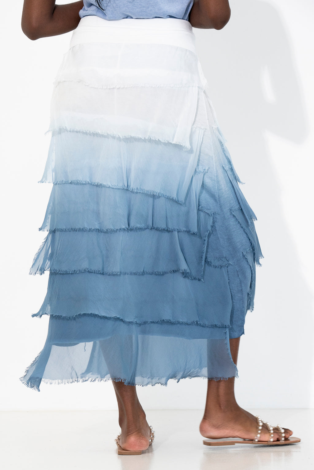 Silk Tier Skirt